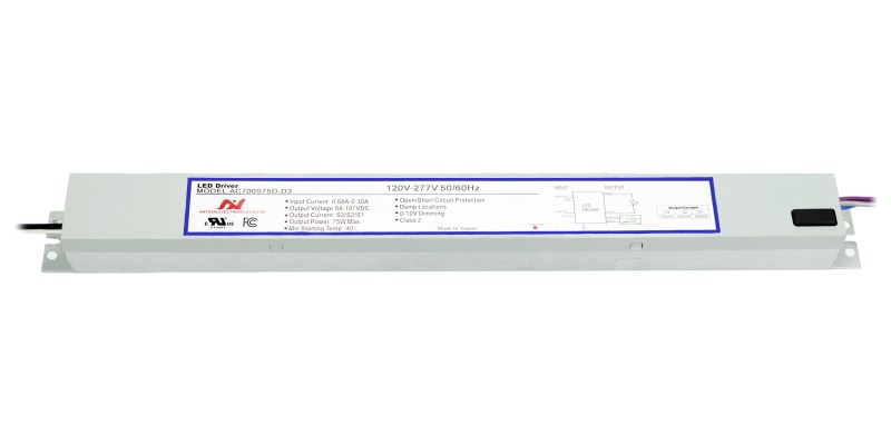 Current Selectable LED Driver 72W-75W AM14L
