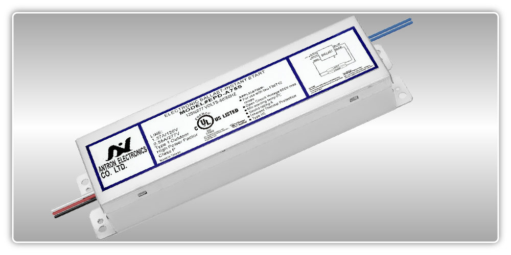 T10.T12 Instant Start Ballasts 40W-75W_AM108_1-2 Lamps