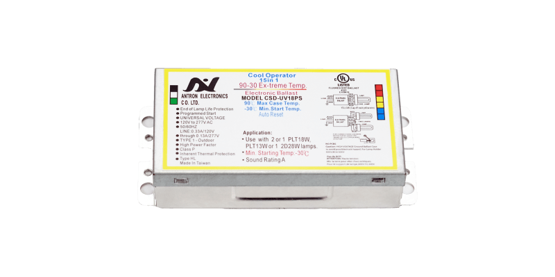 CFL Program Start Ballasts 13W-42W_AM111_1-2 Lamps