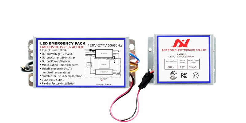 10W External Battery NV CC Emergency LED Driver AM111+AM136